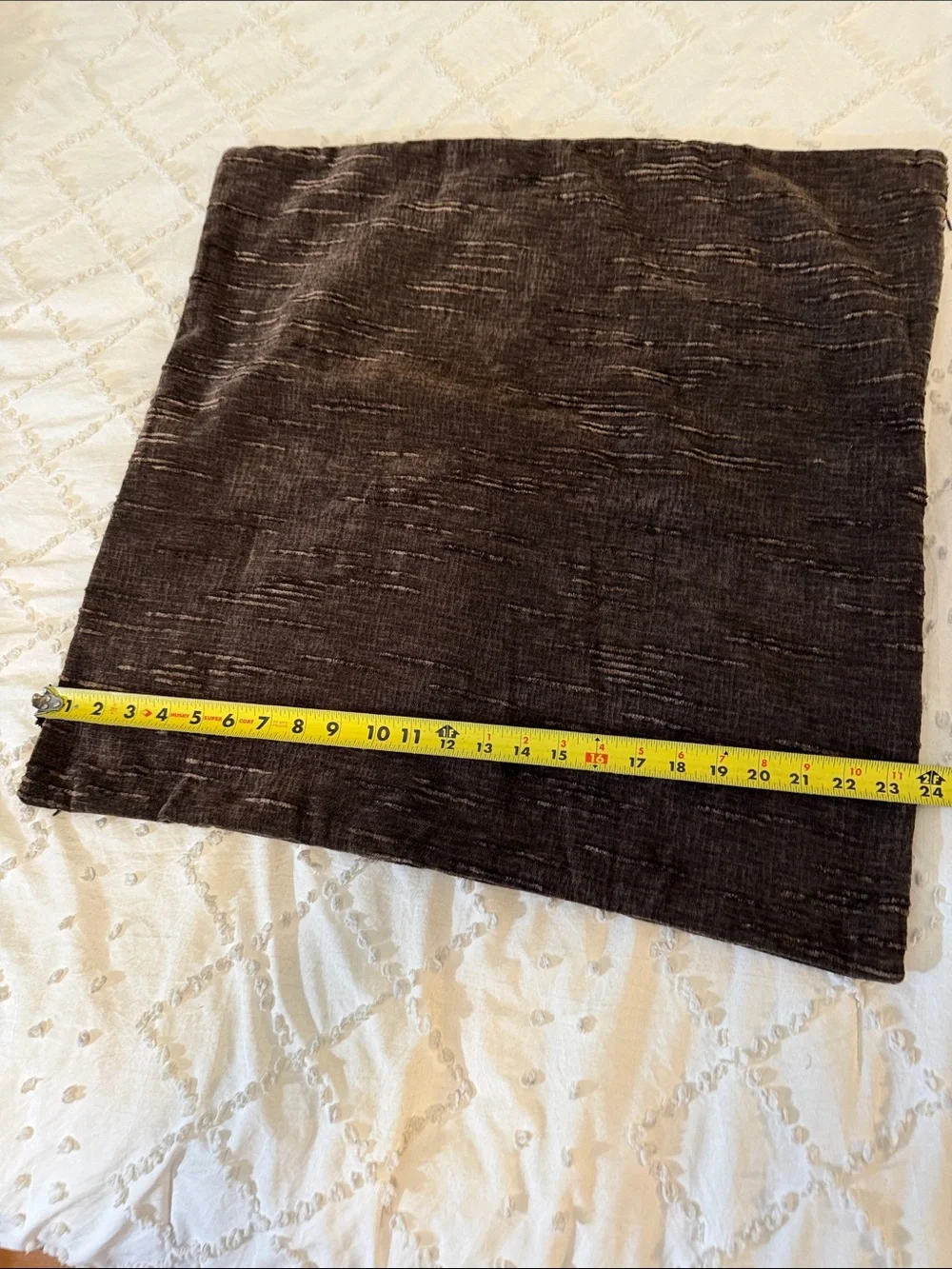 Dark Charcoal Brown Decorative Throw Pillow Covers - Set of 2 nwot